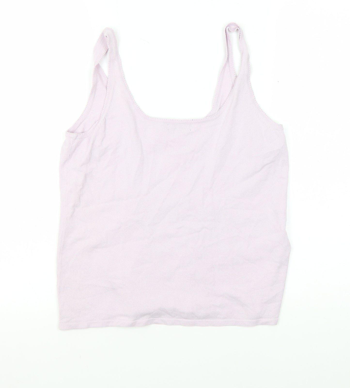 Linea Women's Ivory Knit Camisole Tank L Casual