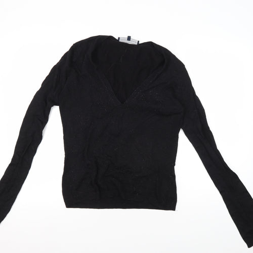 French Connection Women's Black Pullover Jumper L