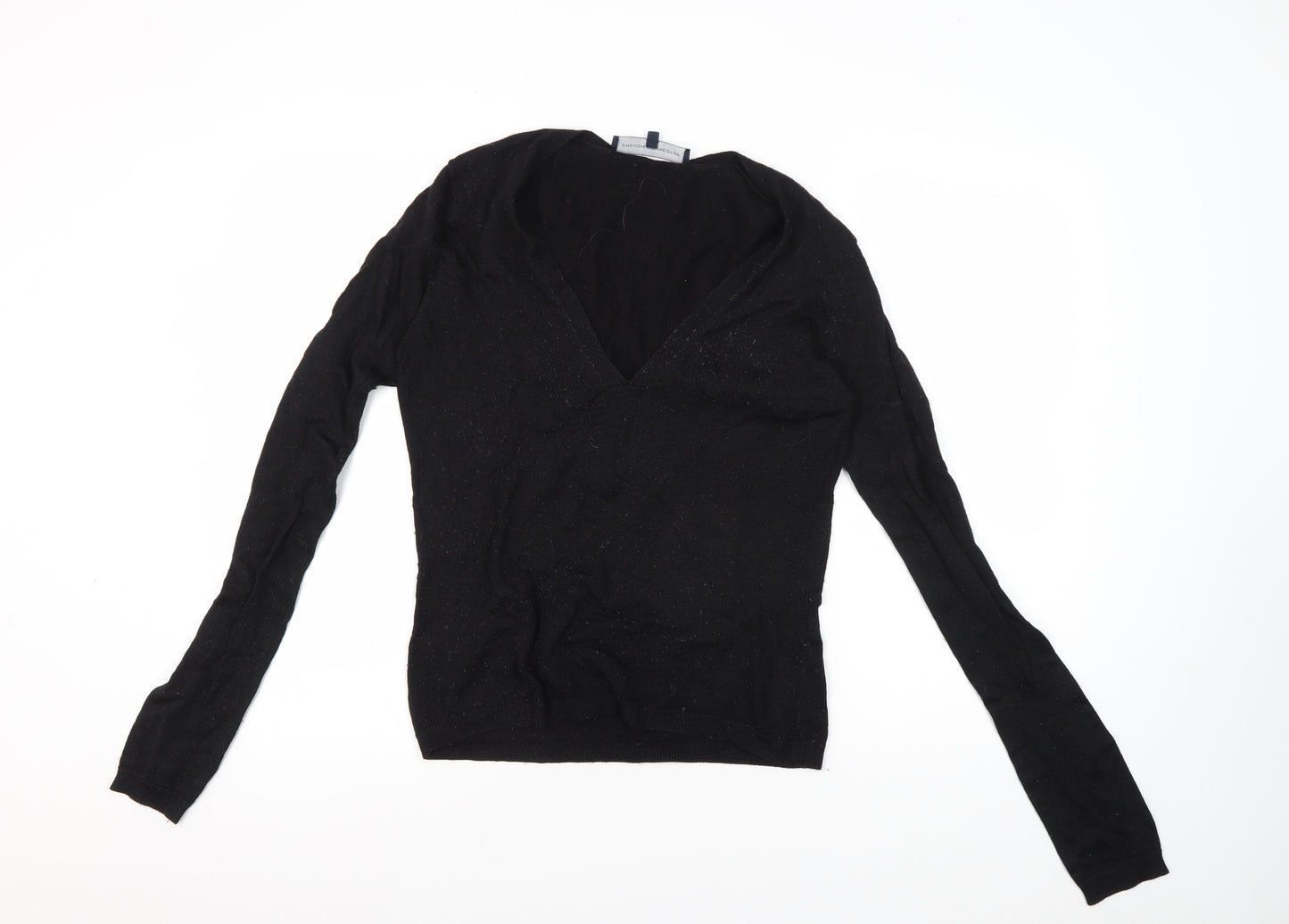 French Connection Women's Black Pullover Jumper L