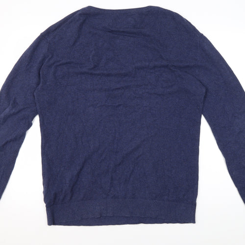 Old Khaki Men's Blue Cotton Pullover Jumper Size L