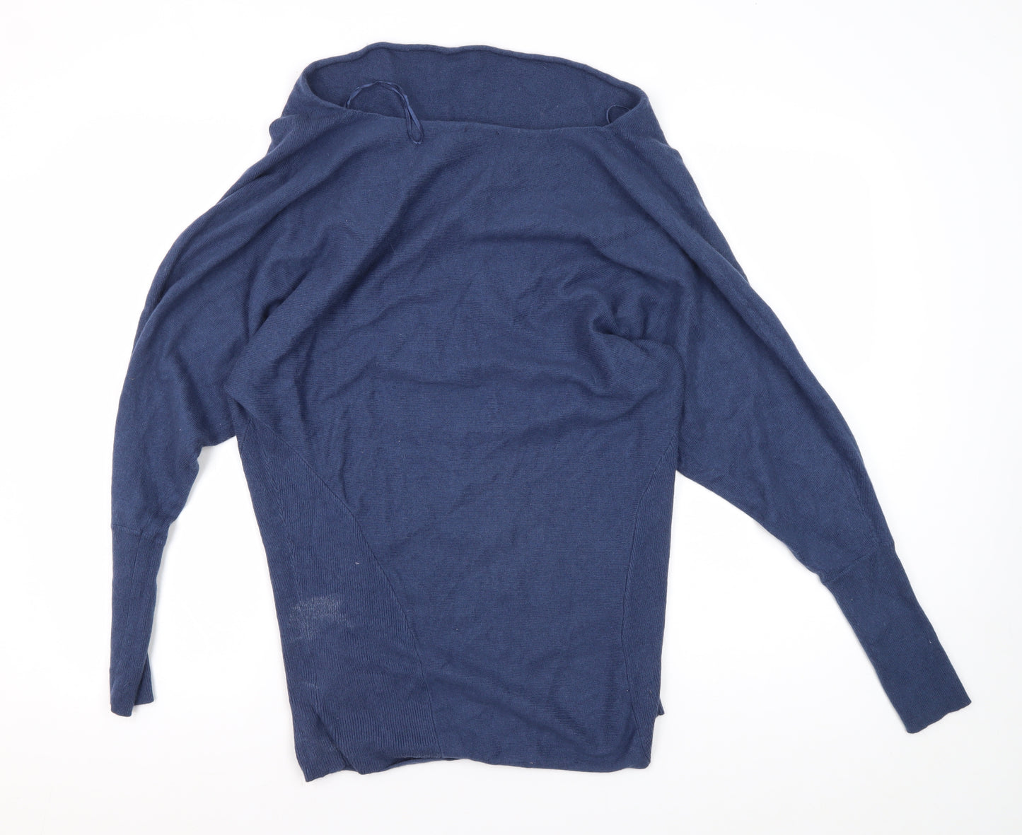 Phase Eight Women Blue Pullover, Size 12, Boat Neck, Knit
