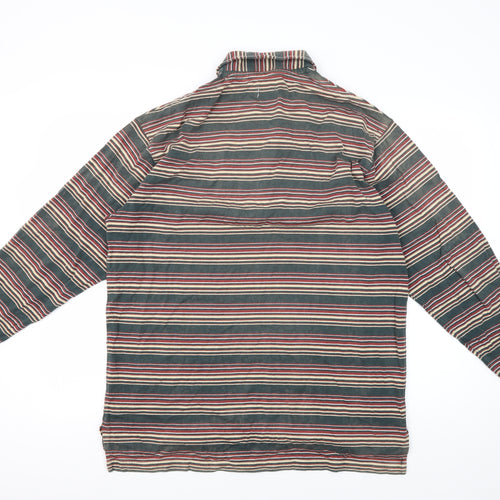Calvin Klein Men's Multicoloured Striped Polo M
