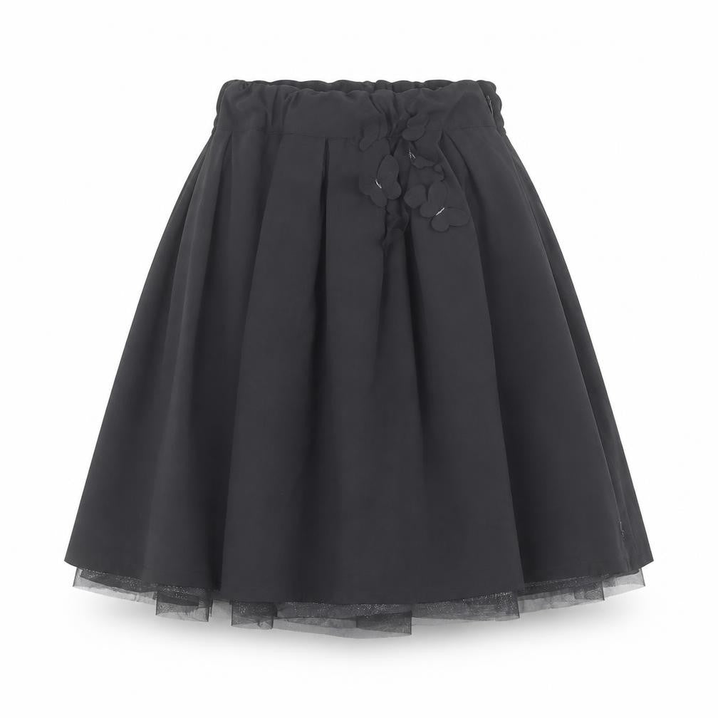 Front view of Okaidi Teens Black Pleated Skirt, size 10