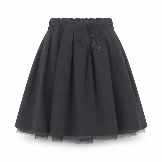 Front view of Okaidi Teens Black Pleated Skirt, size 10