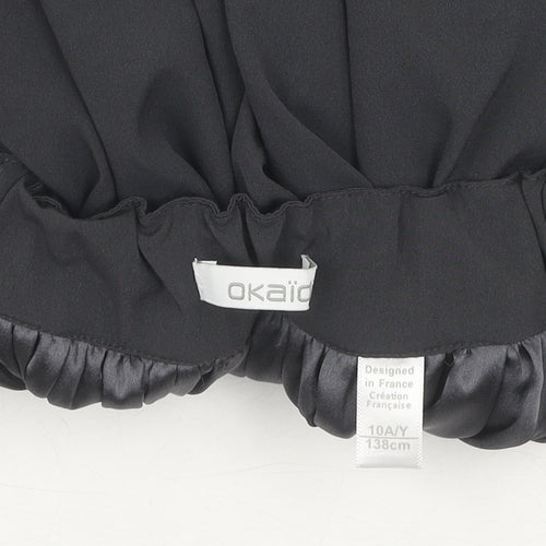 Okaidi Teens Black Pleated Skirt, Size 10