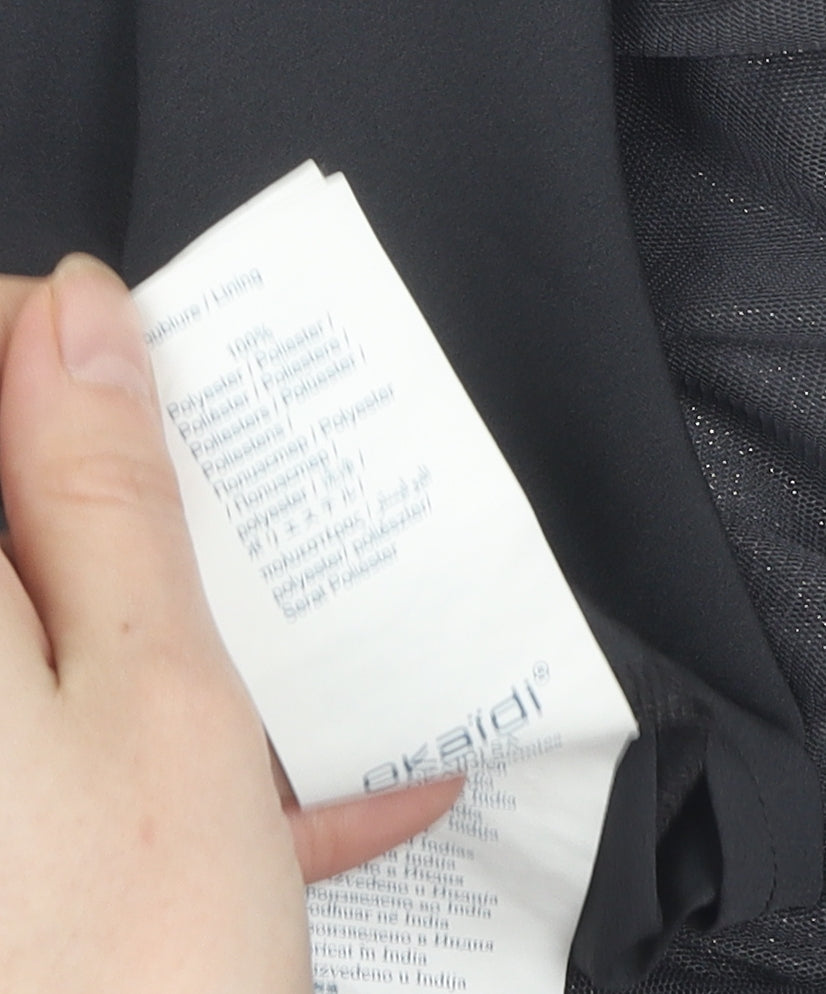 Okaidi Teens Black Pleated Skirt, Size 10