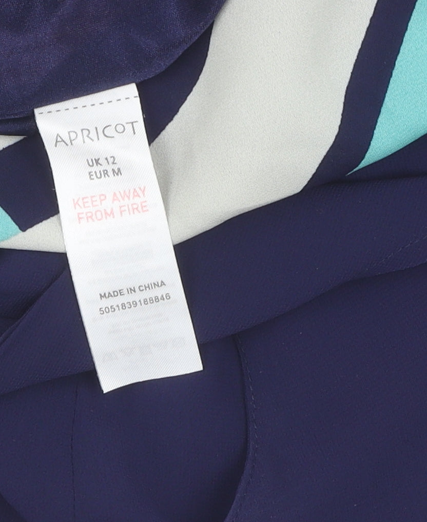 Apricot Women's Multicoloured A-Line Dress Size 12