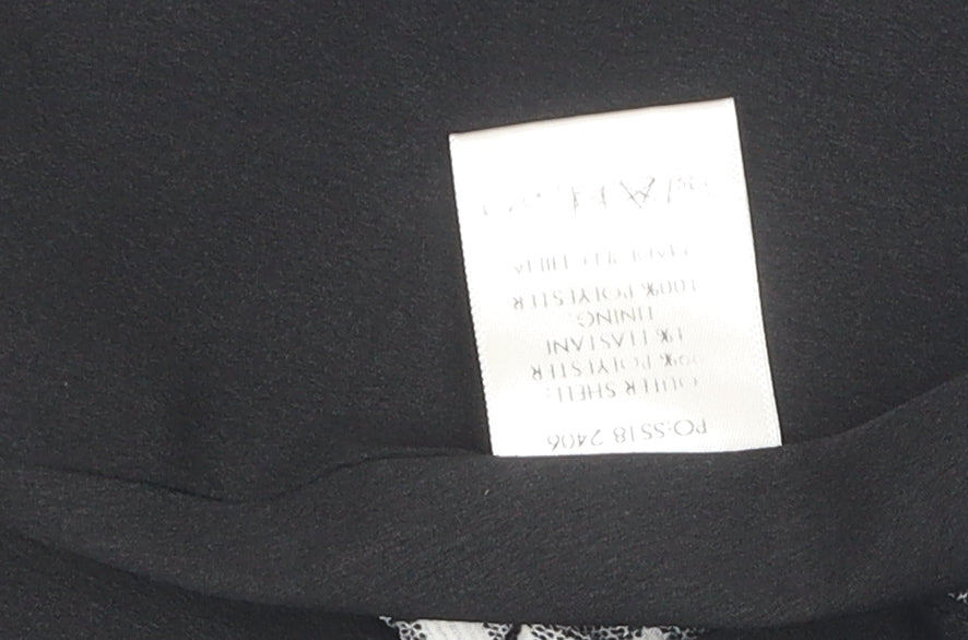 Hush Women's Black Check Slip Dress M