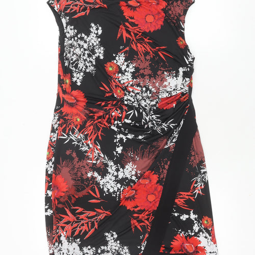 Wallis Women's Floral Sheath Dress, Size 12, Elegant Party Wear