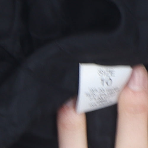 Début Women's Black Slip Dress Midi Size 10