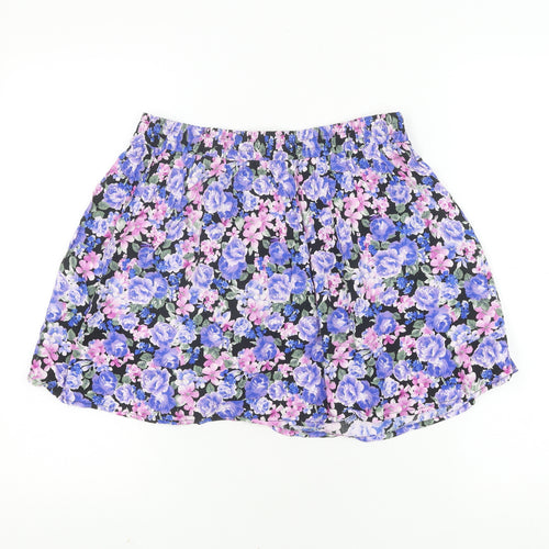 Forever 21 Women's Multicoloured Floral A-Line Skirt