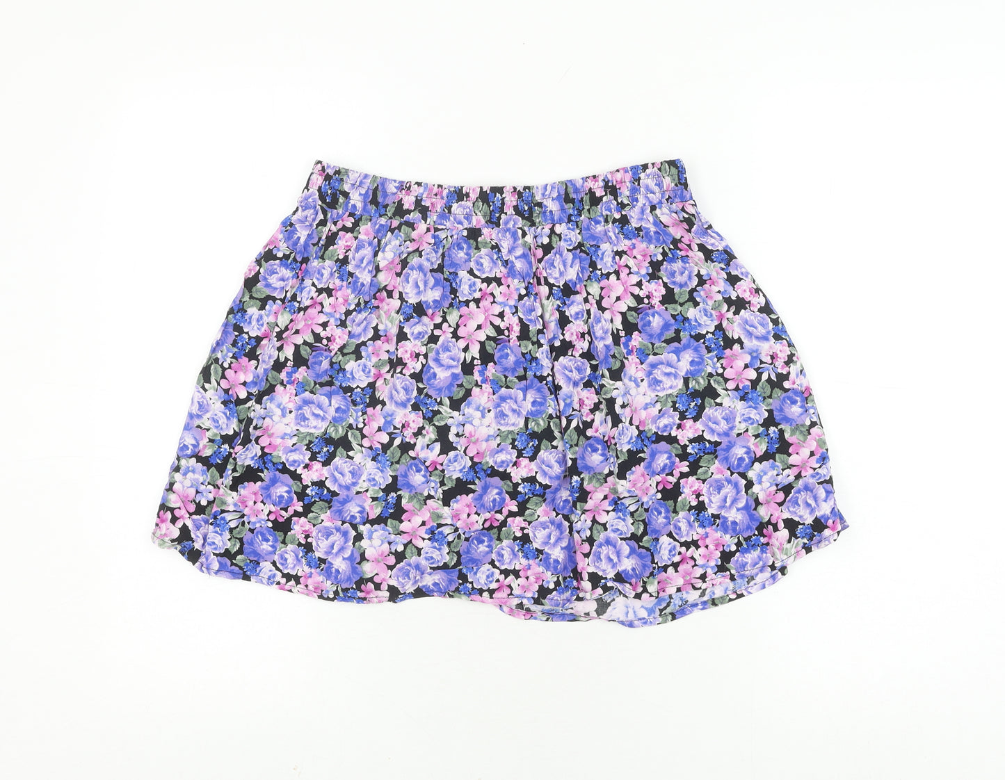 Forever 21 Women's Multicoloured Floral A-Line Skirt
