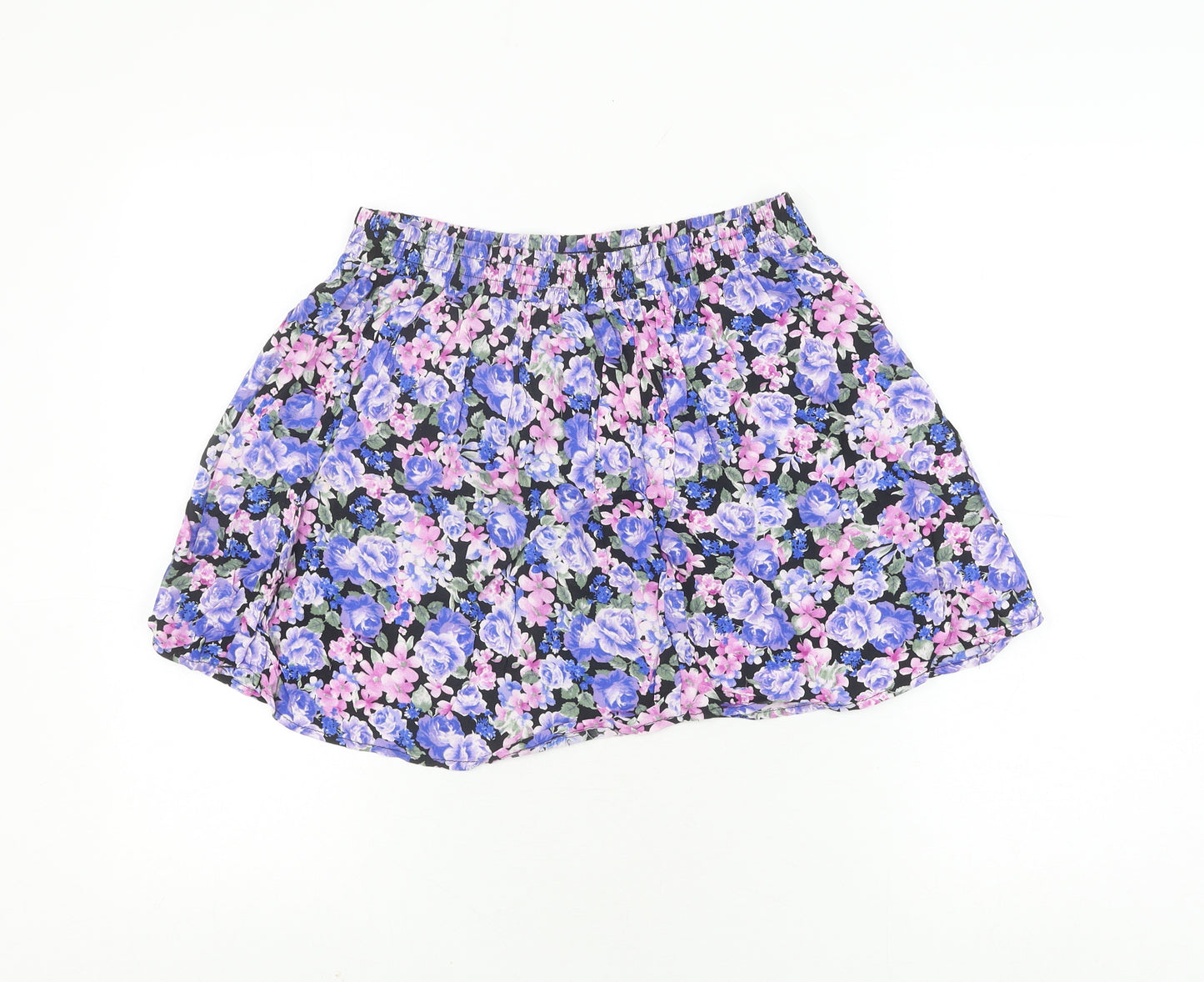 Forever 21 Women's Multicoloured Floral A-Line Skirt