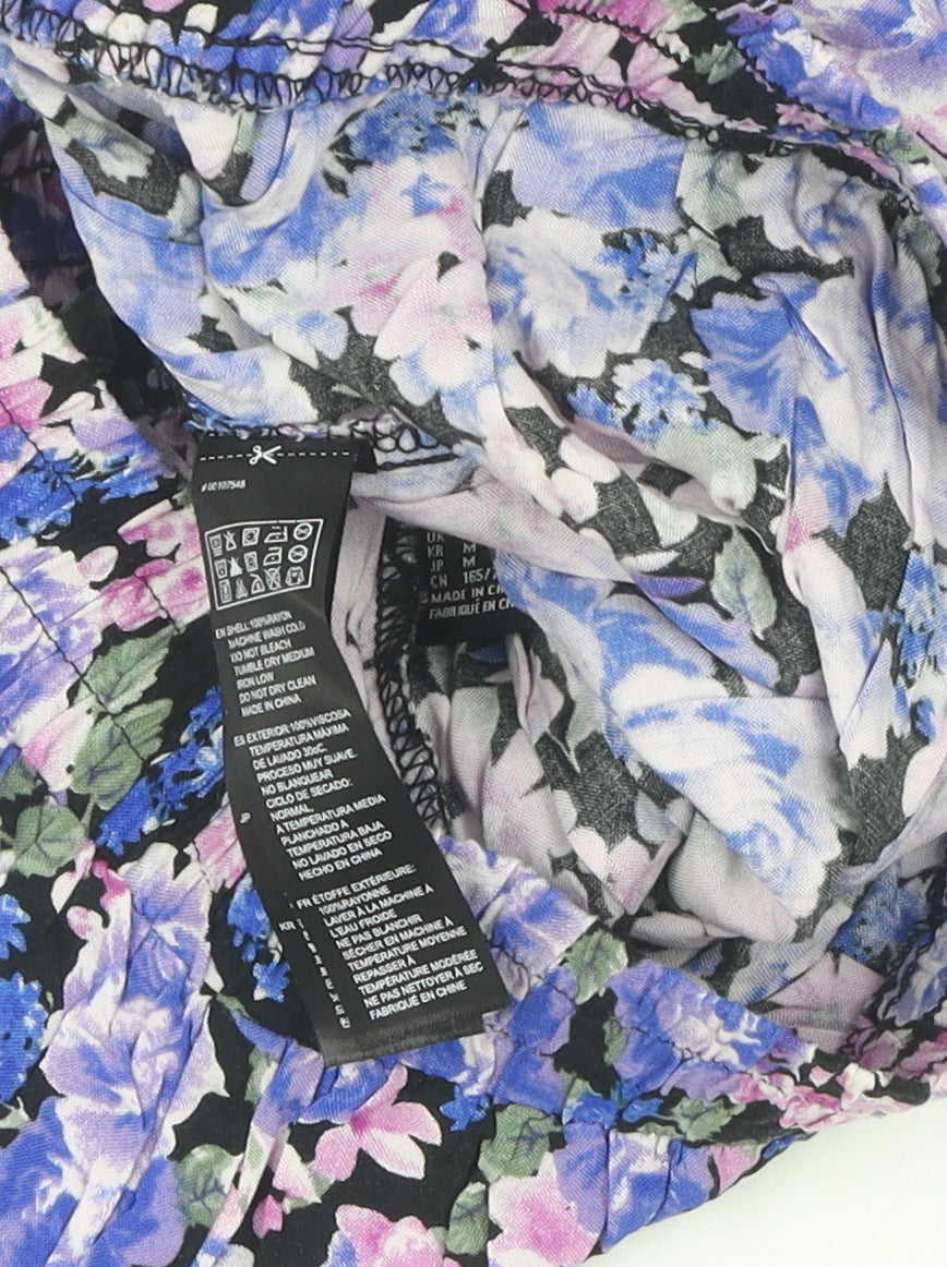 Forever 21 Women's Multicoloured Floral A-Line Skirt