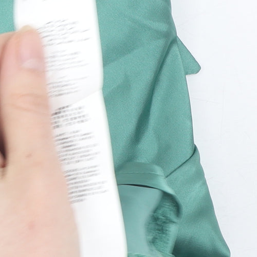 Missguided Petite Green Long Sleeve Dress Size 4