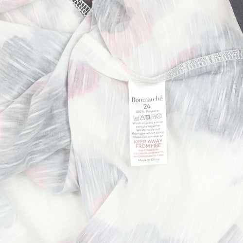 Bonmarché Women's Multicoloured Blouse, Size 24, Plus