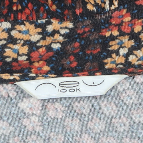 New Look Women's Multicoloured Floral Dress 10 Shift