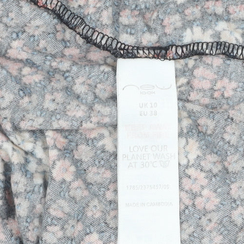 New Look Women's Multicoloured Floral Dress 10 Shift