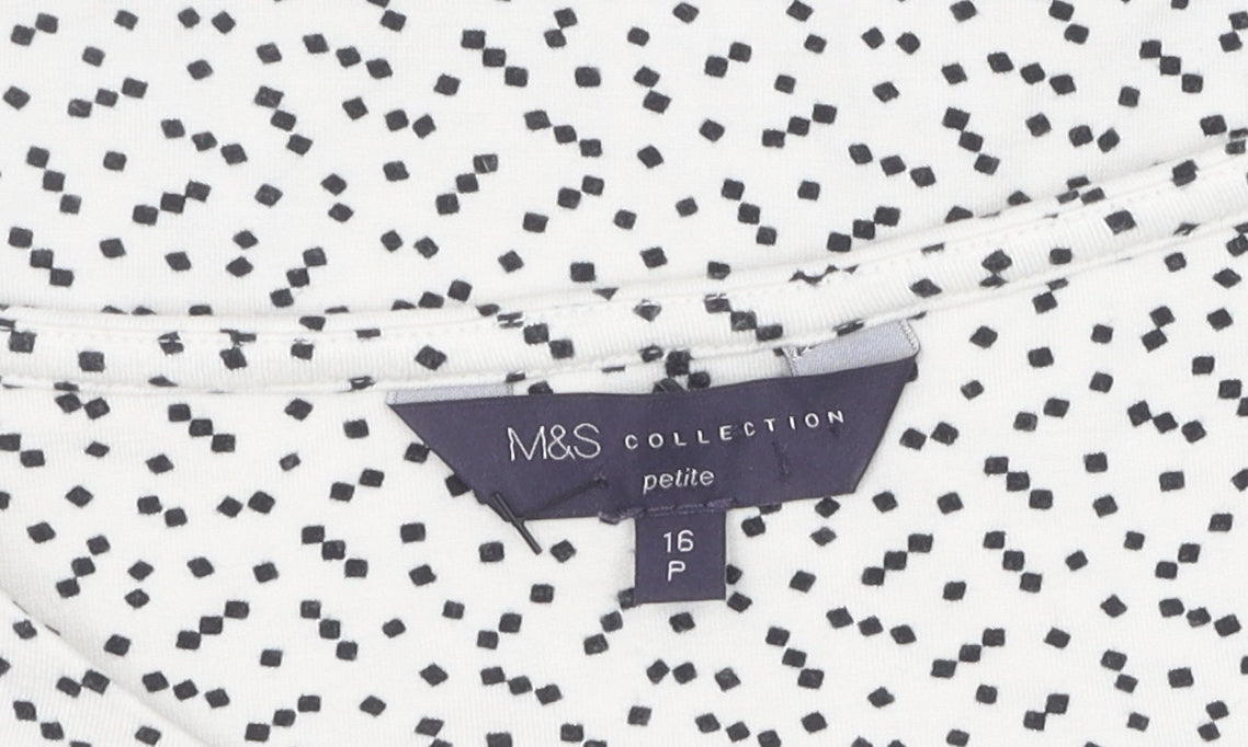 Marks and Spencer Women's White Petite Tee