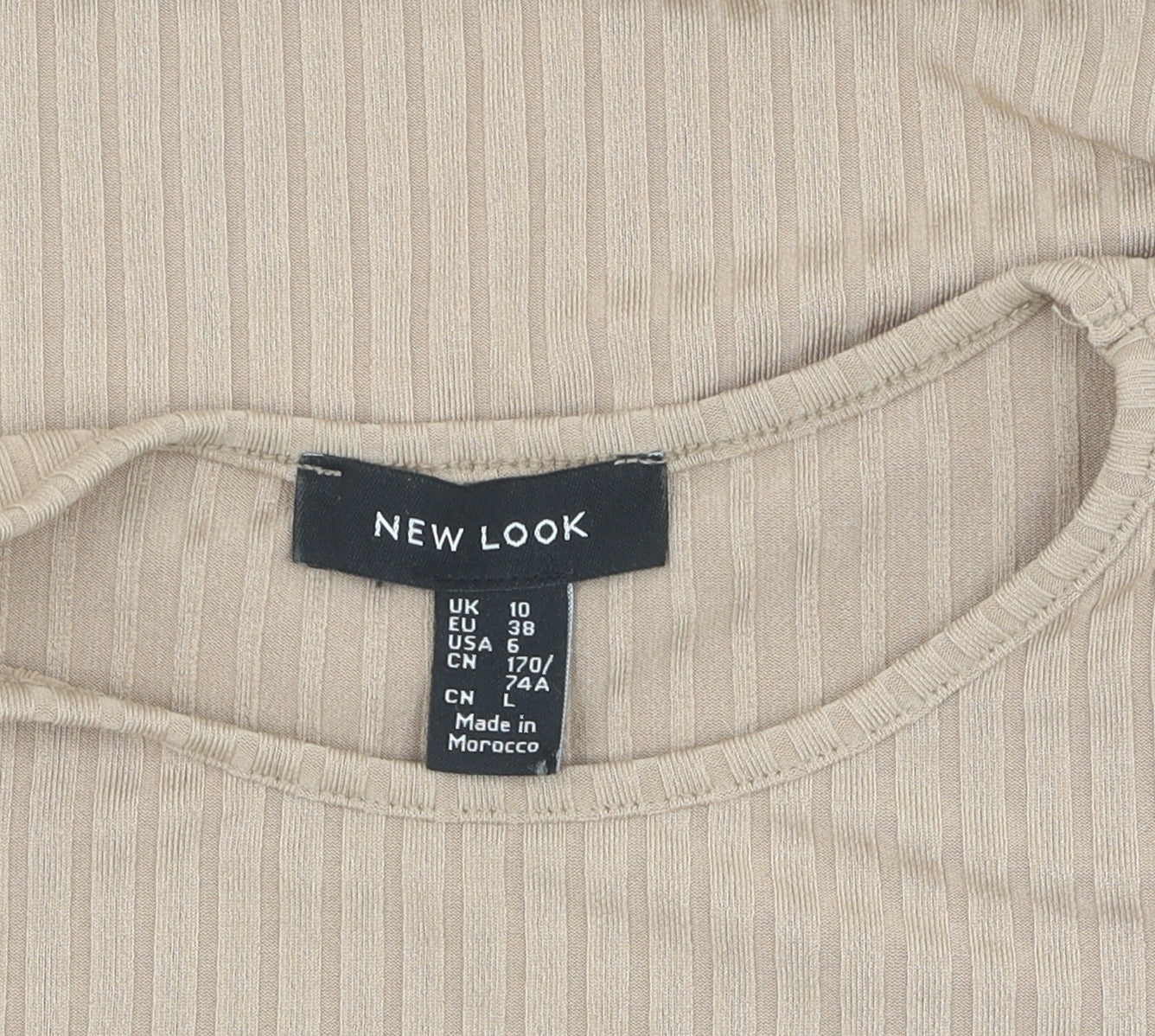 New Look Beige Women's Blouse Size 10 - Casual Style