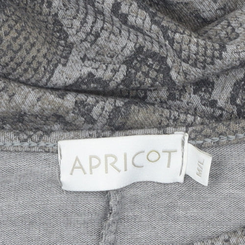 Apricot Women's Grey Animal Print Blouse M