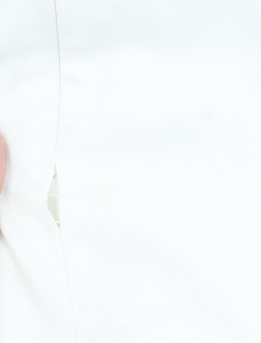 Zara Women White Bodycon Dress Size 12 Party