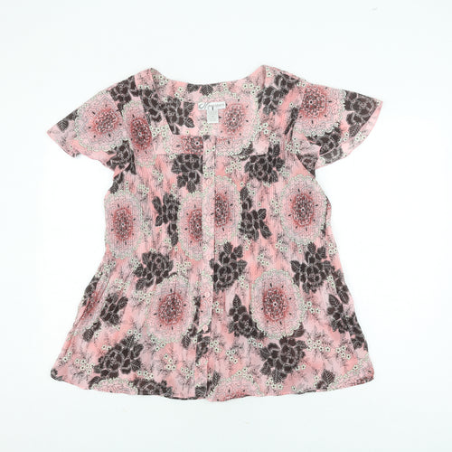 Dressbarn Women's Multicoloured Floral Top L