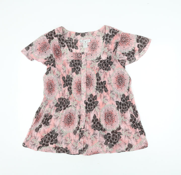 Dressbarn Women's Multicoloured Floral Top L