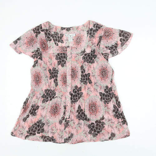 Dressbarn Women's Multicoloured Floral Top L