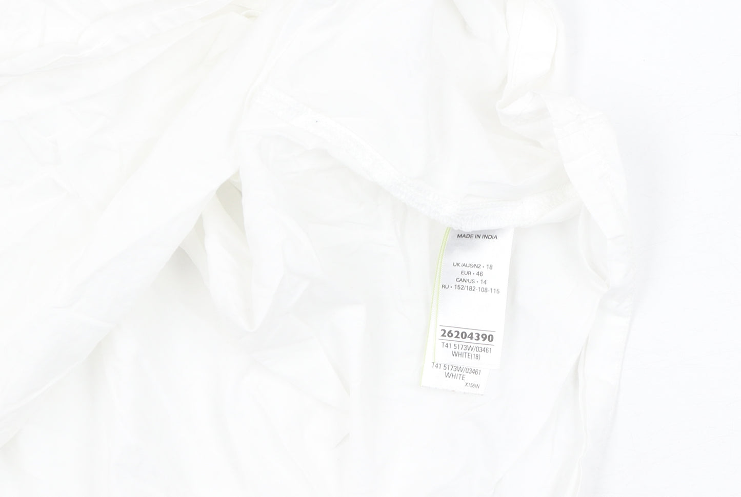 Marks and Spencer Women's White Floral Blouse, Size 18