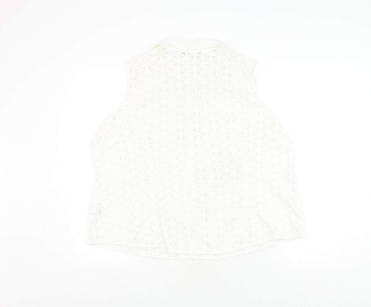 Marks and Spencer Women's White Blouse, Size 22