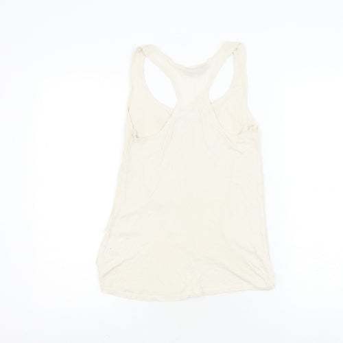 Miss Selfridge Ivory Sleeveless Camisole Top Size 6