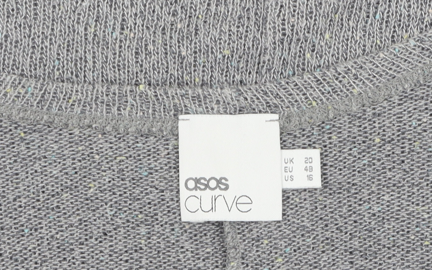 ASOS Curve Grey Sleeveless Tank Top Size 20