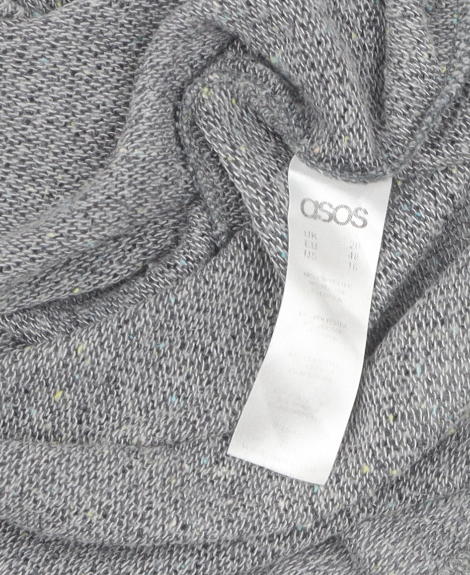 ASOS Curve Grey Sleeveless Tank Top Size 20