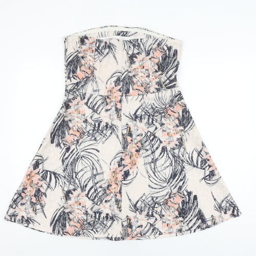 Next Women's Multicoloured Floral A-Line Dress 14