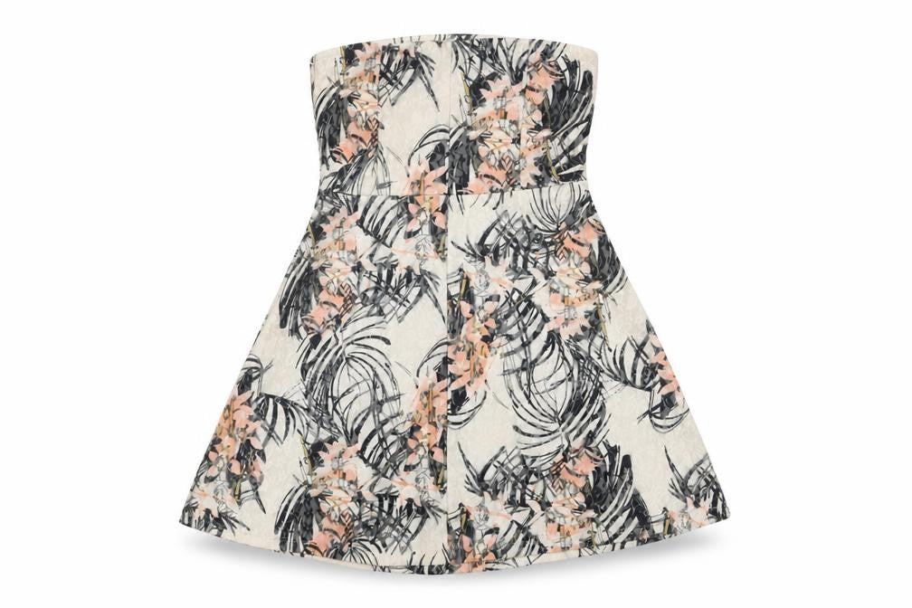 Front view of Next Women's Multicoloured Floral A-Line Dress 14