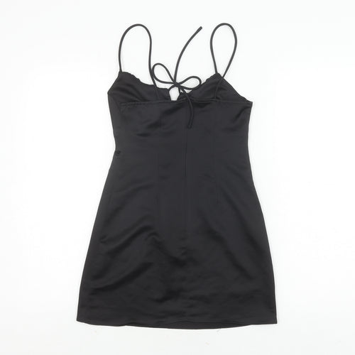 Topshop Women's Black Petite Slip Dress, Size 4