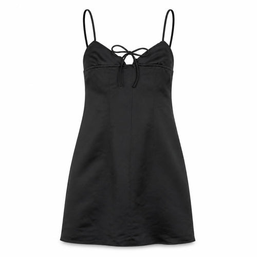 Topshop Women's Black Petite Slip Dress, Size 4