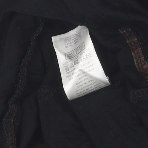 Wallis Women's Black Tunic Blouse Size 12