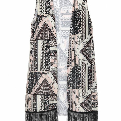 Dorothy Perkins Women’s Multicolour Fringe Top