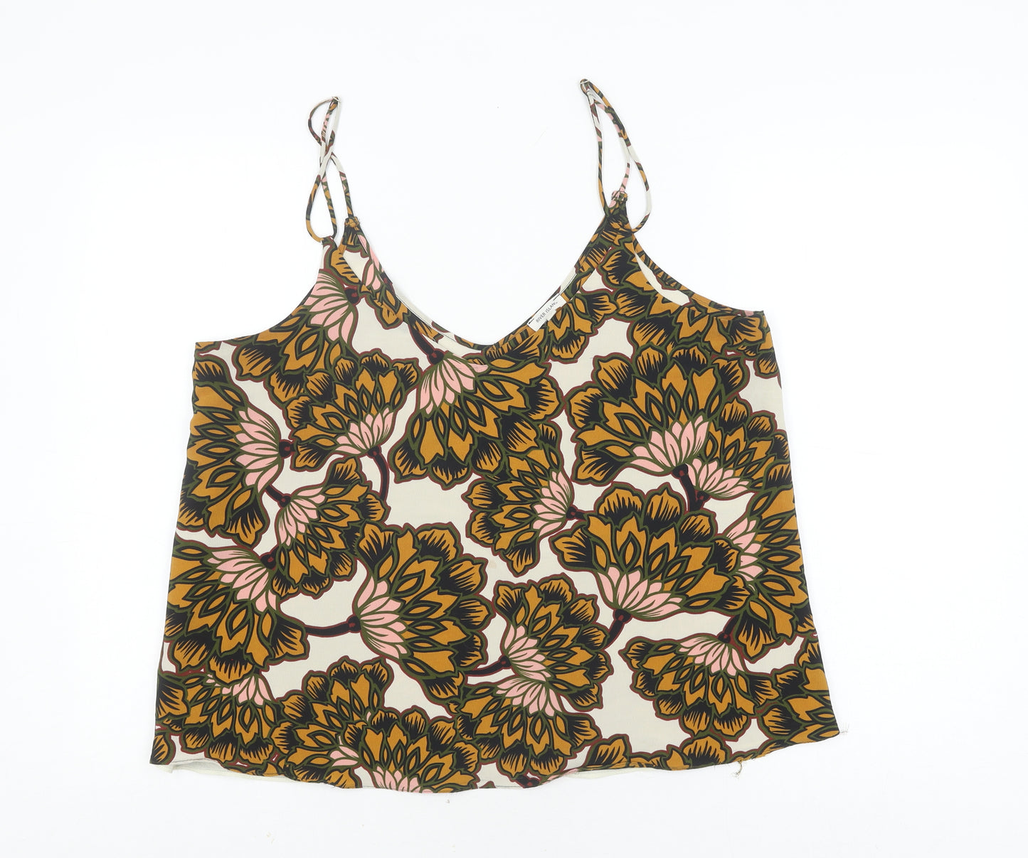 River Island Women's Floral Camisole, Size 16, Multi