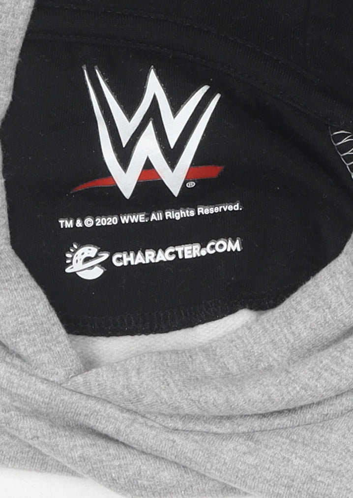 Character.com Boys WWE Grey Hoodie Pullover 14 Logo Casual