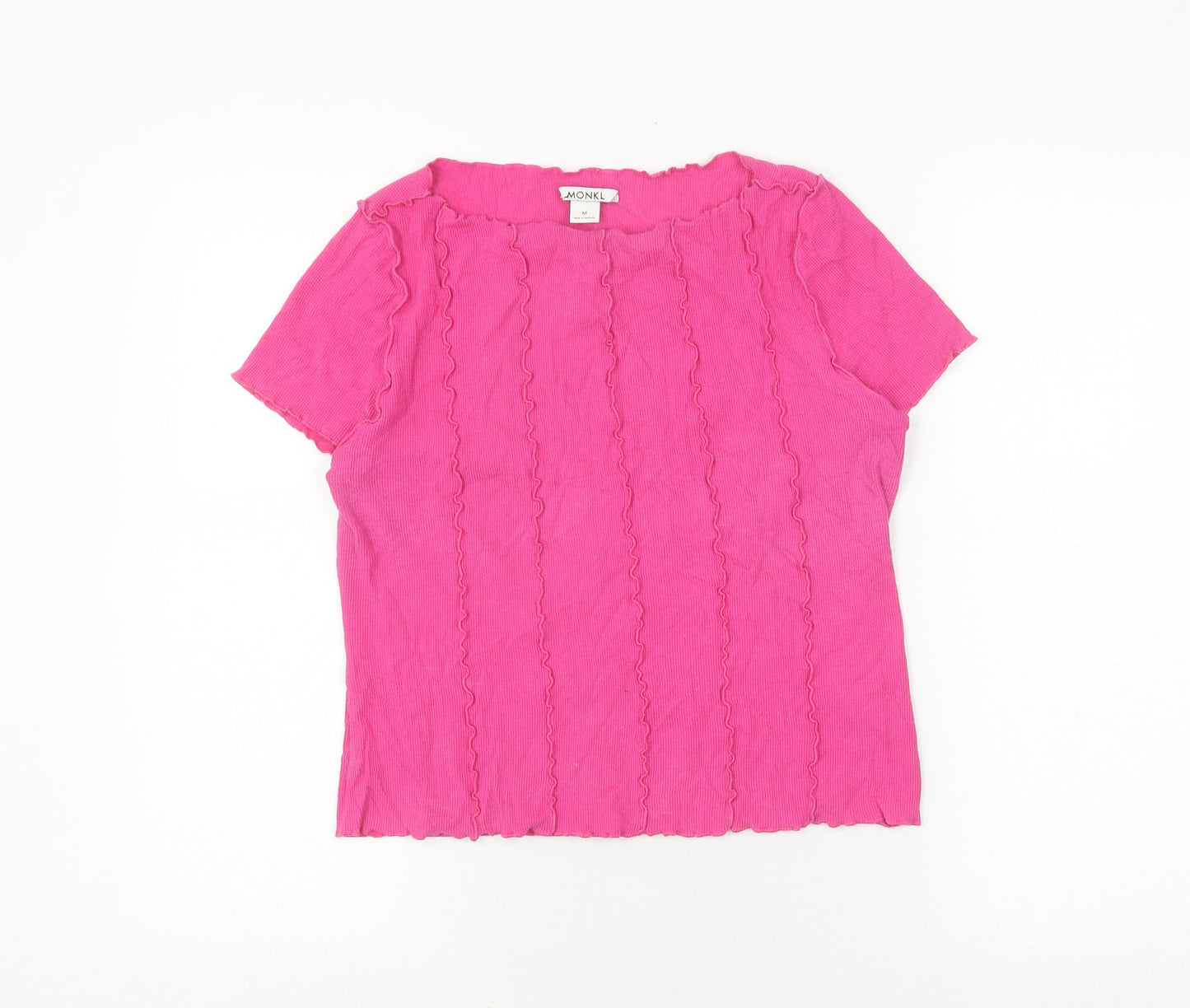 Monki Women's Pink T-Shirt - Size M