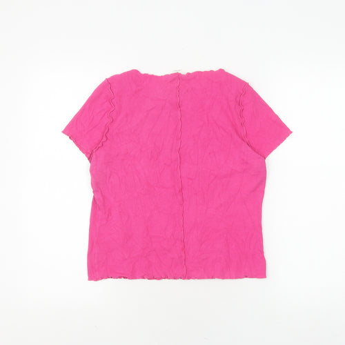 Monki Women's Pink T-Shirt - Size M