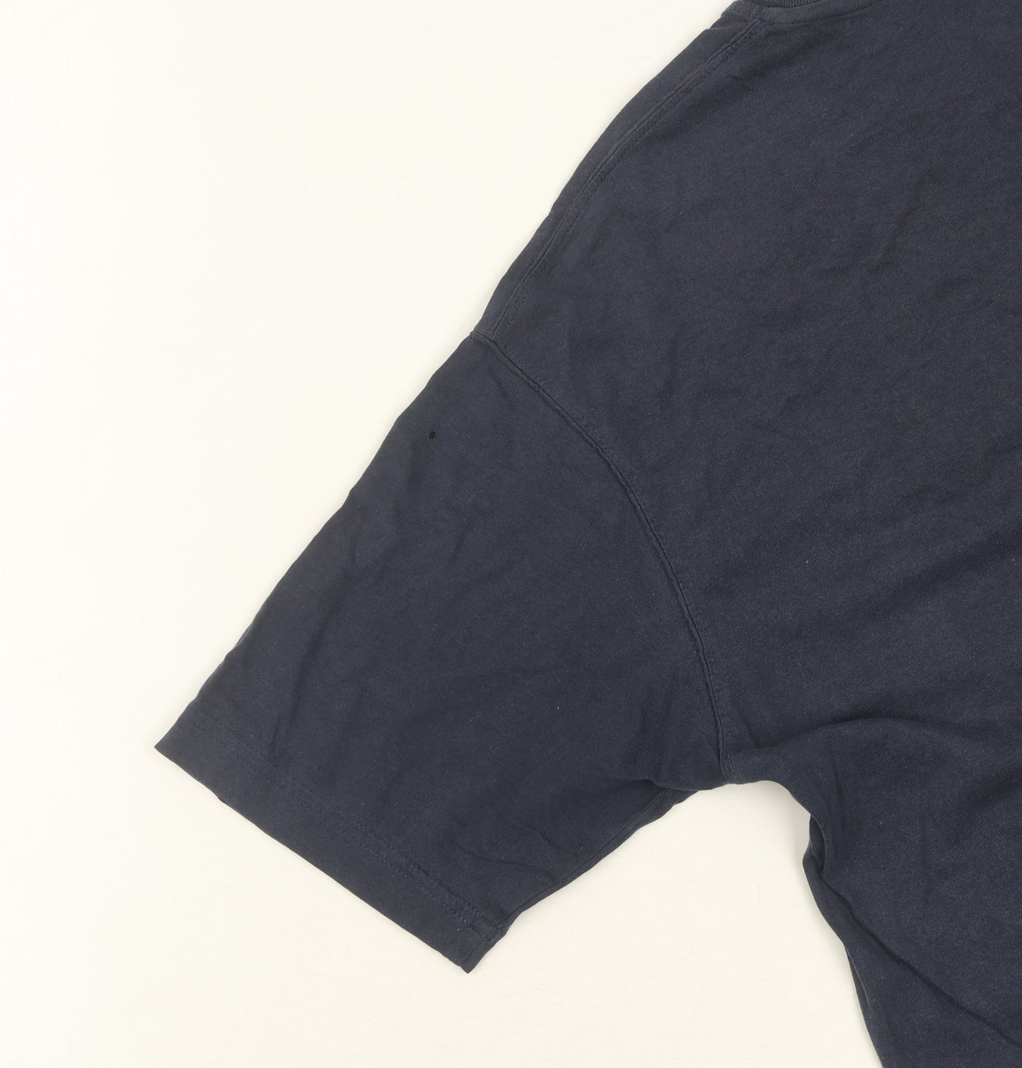 Marks and Spencer Men’s Blue Cotton T-Shirt, M