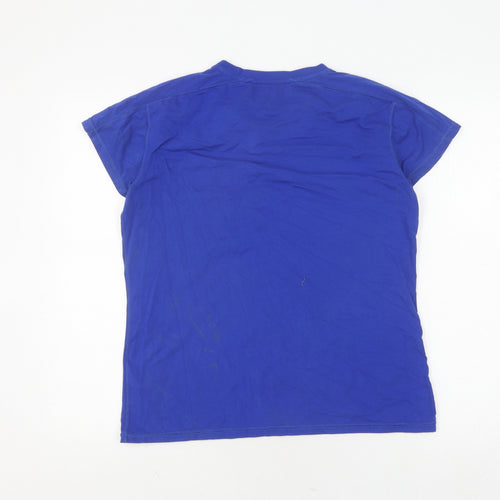 OEX Blue Unisex Crew Neck T-Shirt Size 18