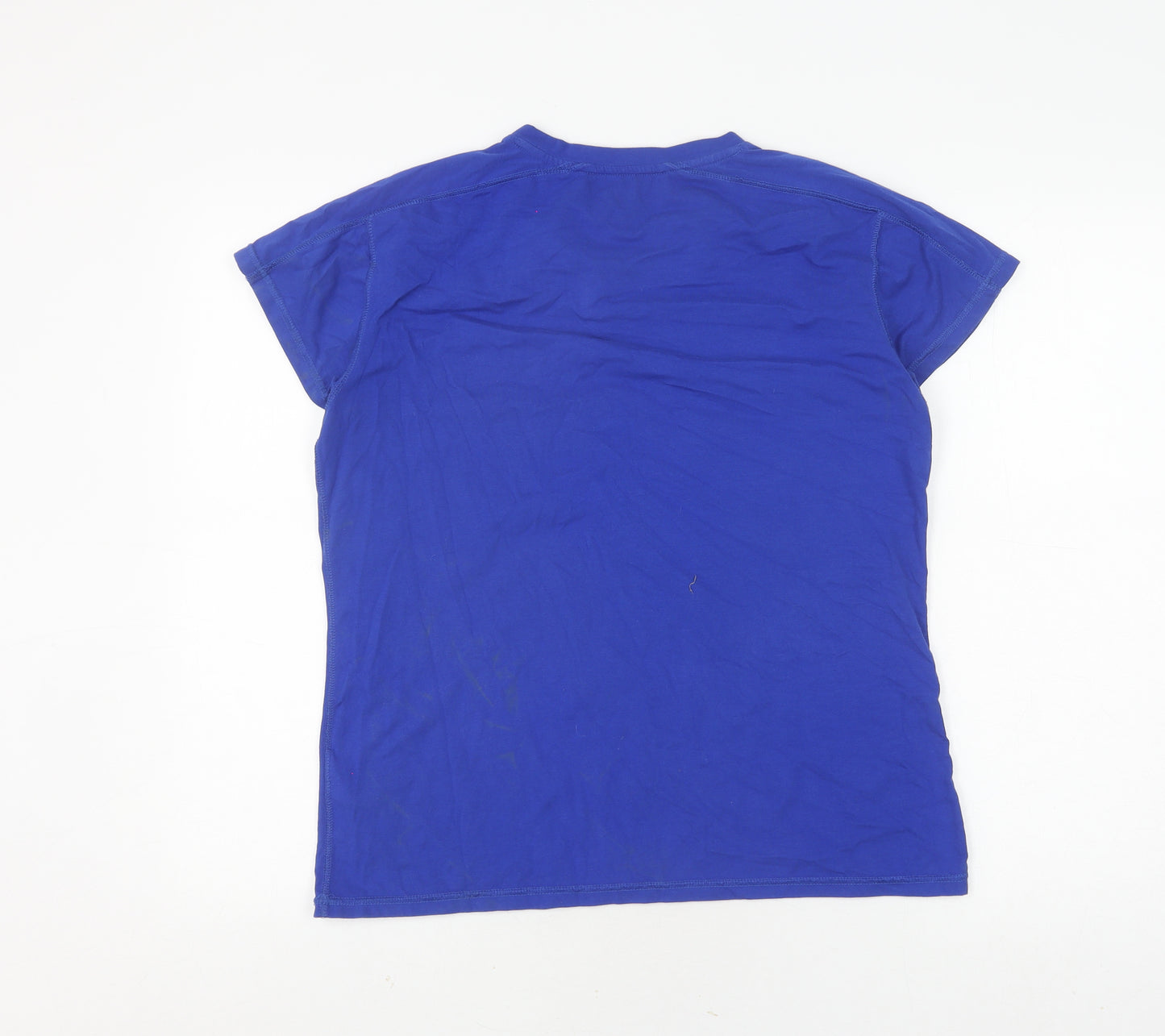 OEX Blue Unisex Crew Neck T-Shirt Size 18