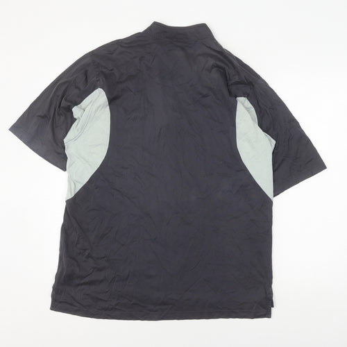 Nike Men's Black Grey Short Sleeve T-Shirt Size S