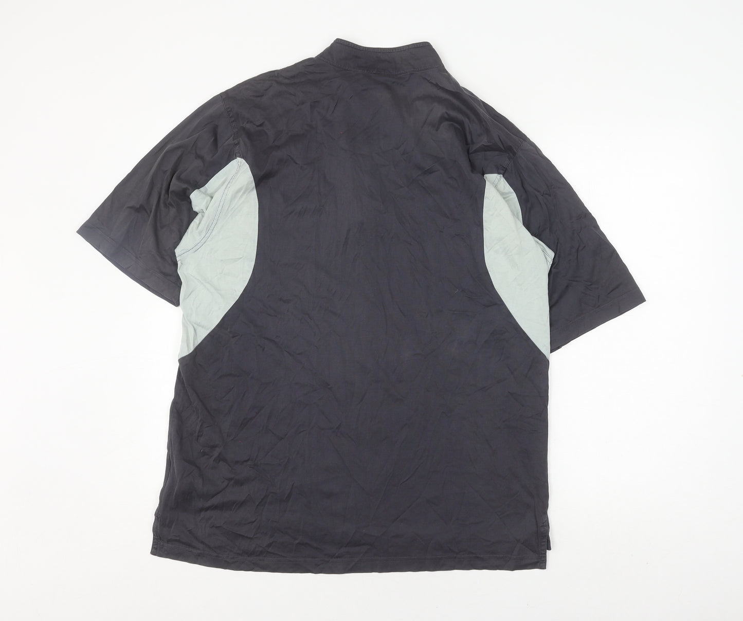 Nike Men's Black Grey Short Sleeve T-Shirt Size S