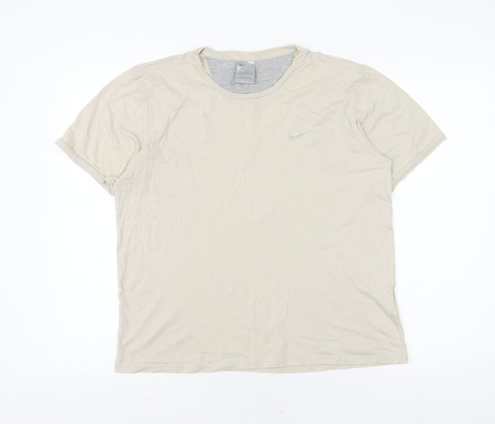 Nike Beige Basic T-Shirt Unisex Adults Size S